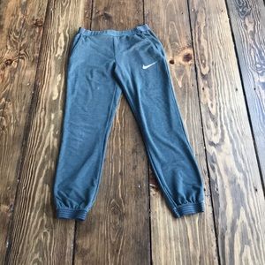 Gray Nike joggers